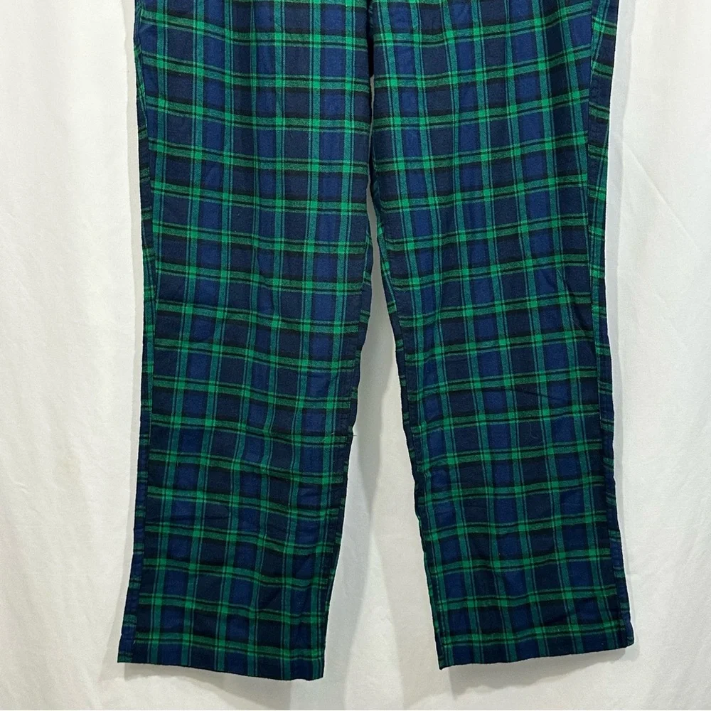 NWT J. Crew Men’s Plaid Flannel Pull On Pajama Lounge Pants in Tarten Plaid - Picture 5 of 13